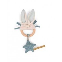 Hochet anneau bois lapin -...