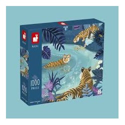 Puzzle tiger au clair de...