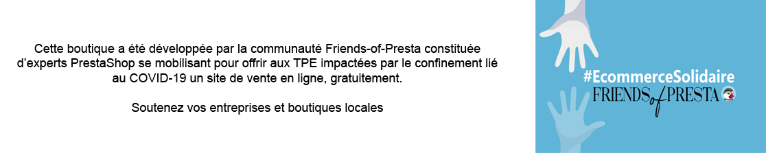 eCommerce Solidaire par Friends of Presta